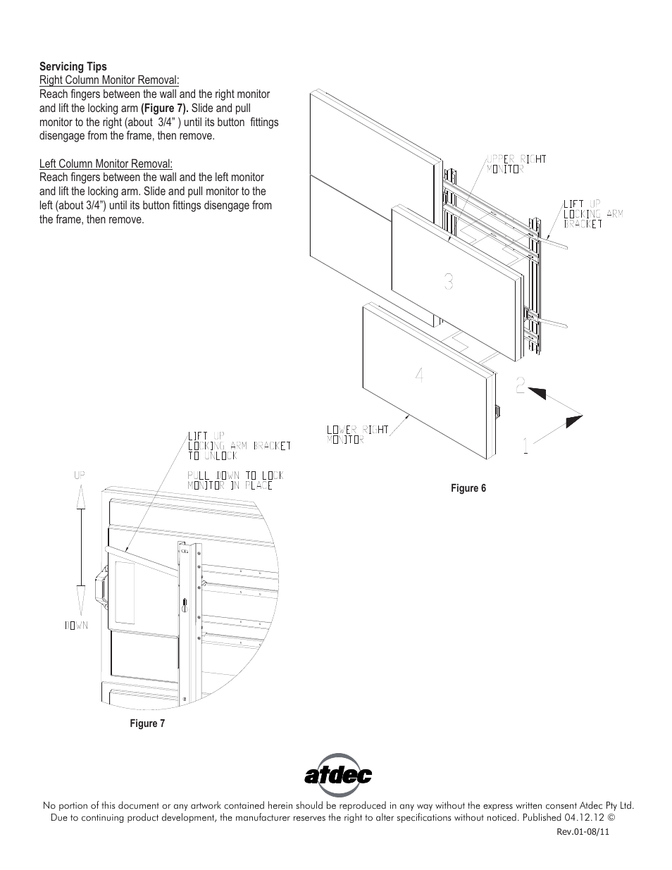 Atdec Telehook TH-VA-2X2-SHARPV6012 Installation manual User Manual | Page 4 / 4