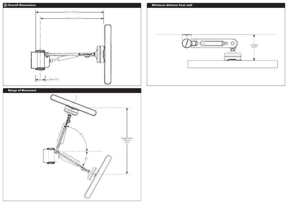 Spacedec sd-sa-dw technical specs2-01 | Atdec Spacedec SD-SA-DW Technical specs User Manual | Page 2 / 2