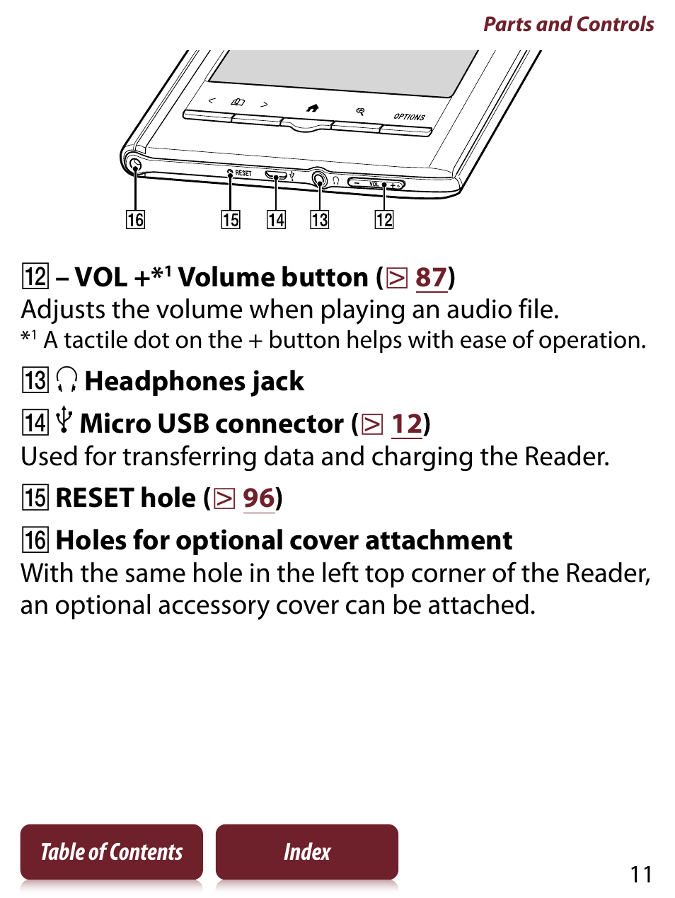 Sony PRS-650 User Manual | Page 11 / 139