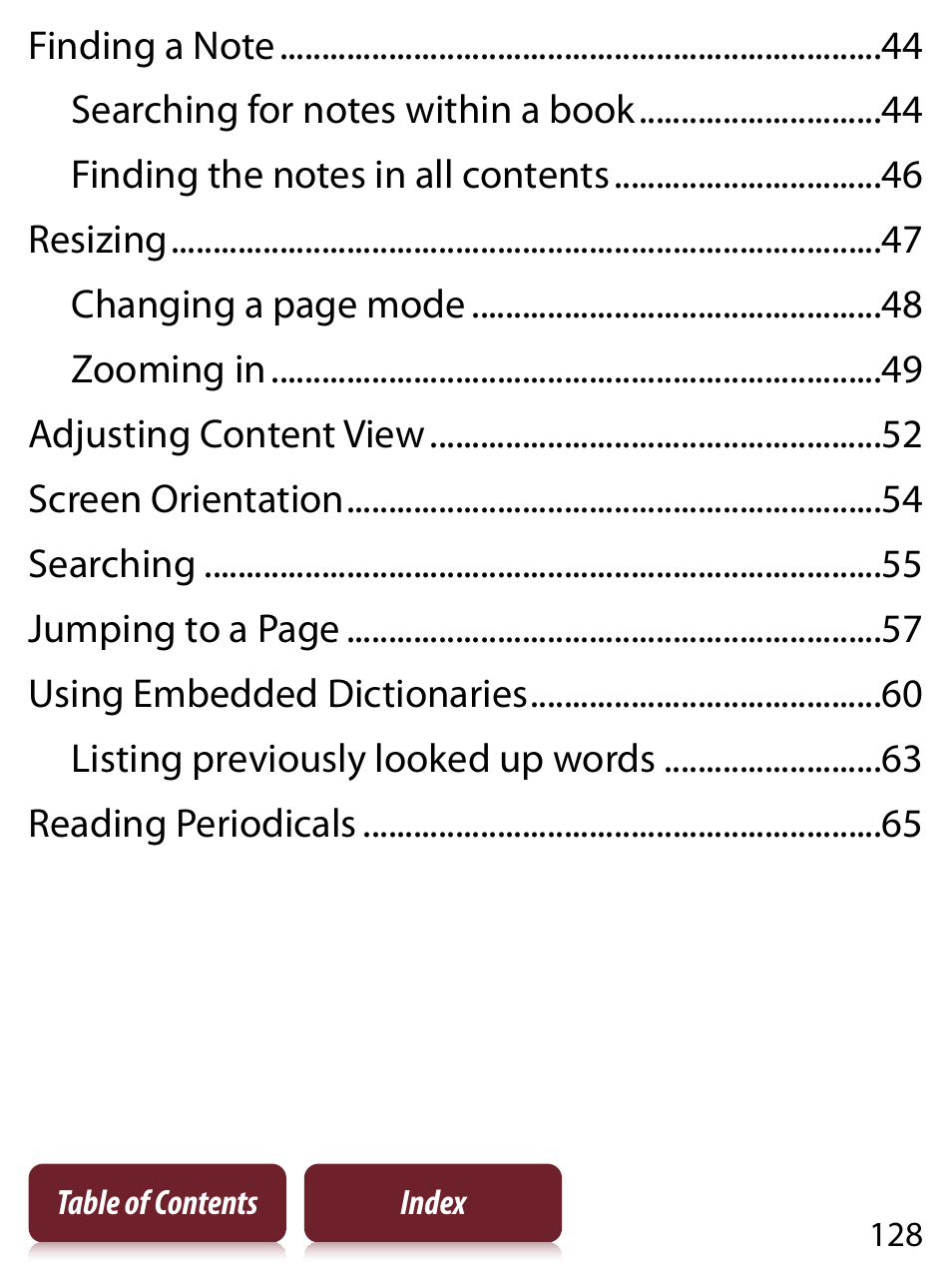 Sony PRS-650 User Manual | Page 128 / 139