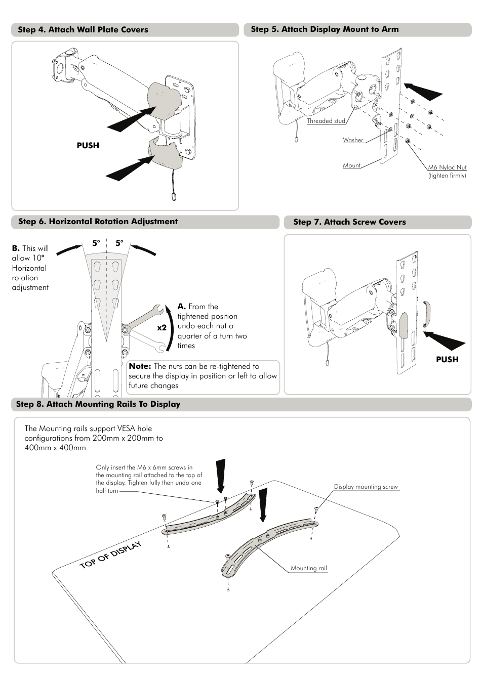 Atdec Telehook TH-3060-UFH Installation manual User Manual | Page 2 / 3