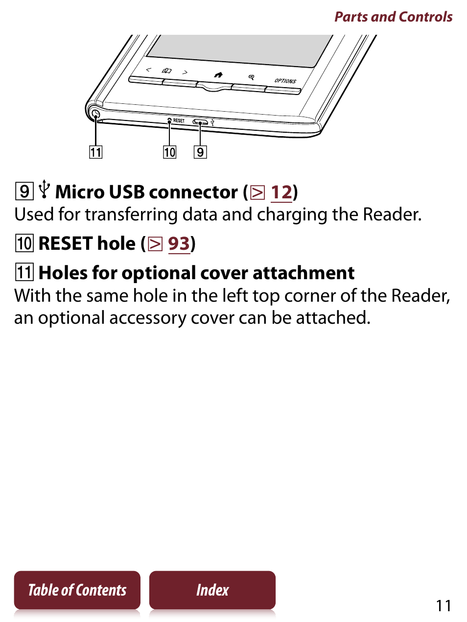 Sony PRS-350 User Manual | Page 11 / 131