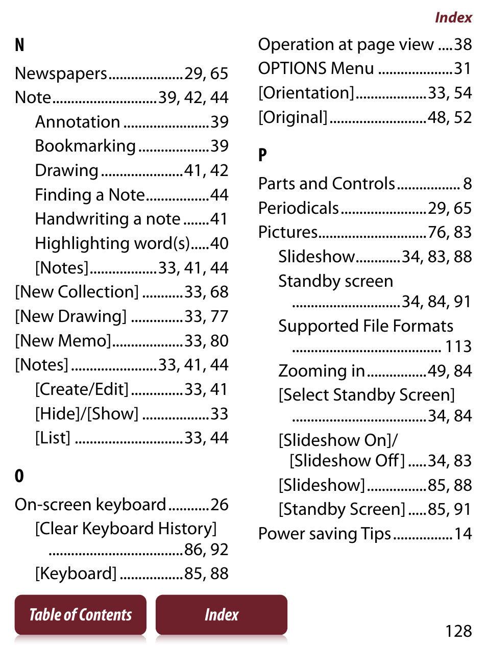 Sony PRS-350 User Manual | Page 128 / 131