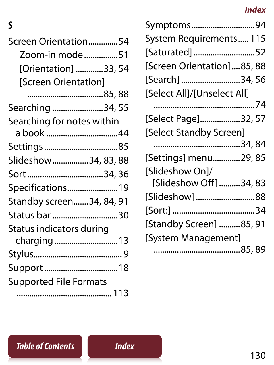 Sony PRS-350 User Manual | Page 130 / 131