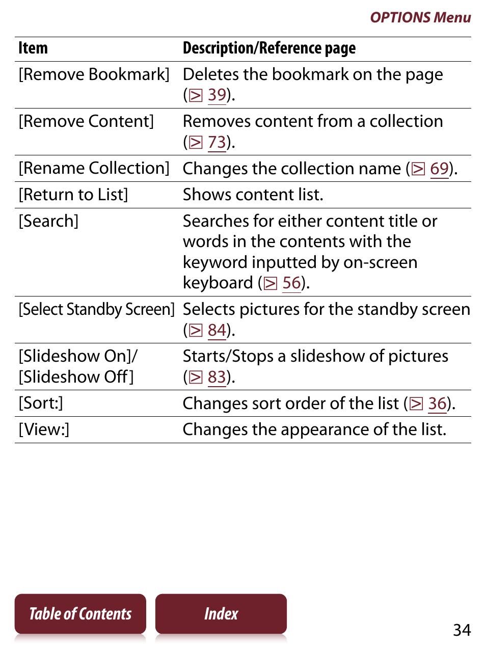 Ching a book | Sony PRS-350 User Manual | Page 34 / 131