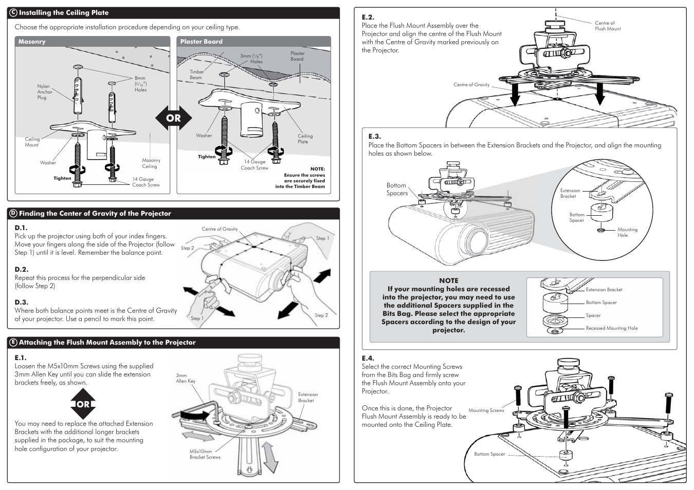 Atdec Telehook TH-WH-PJ-FM Installation manual User Manual | Page 2 / 2