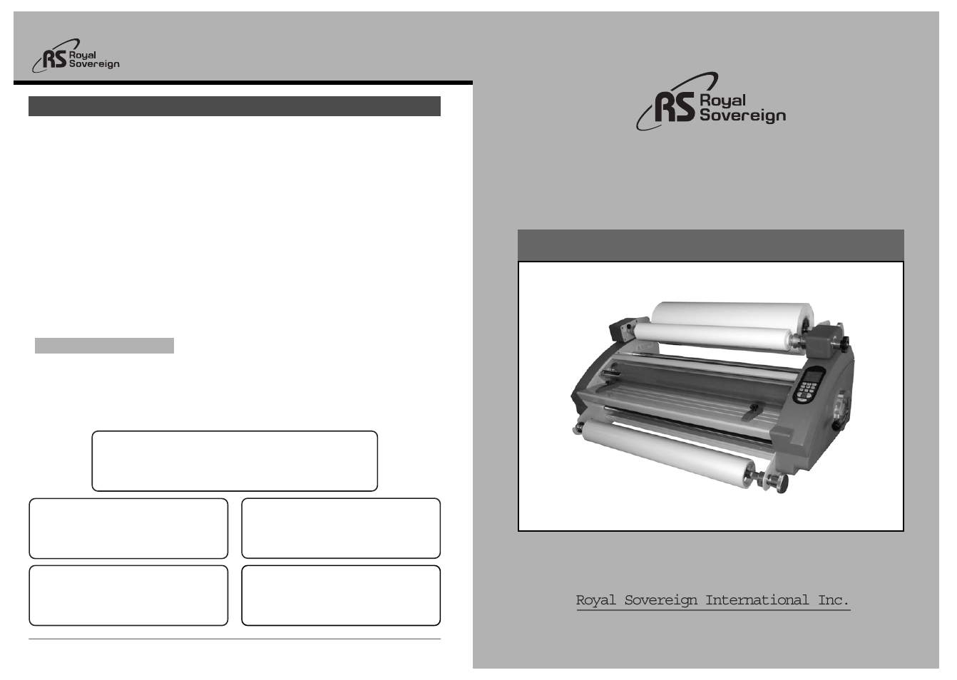 Cortech RSL-2702 User Manual | 10 pages