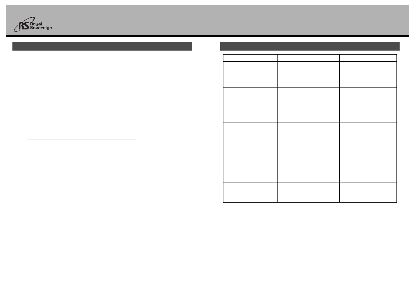 Rsl-2702, Troubleshooting, Maintenance | Cortech RSL-2702 User Manual | Page 9 / 10