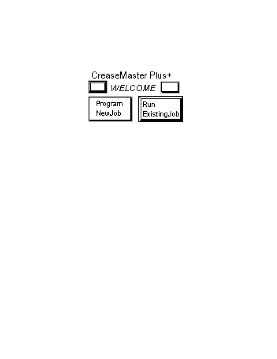 1 operating the touch screen | Cortech GW CREASEMASTER PLUS 4600 CREASING SYSTEM User Manual | Page 11 / 54