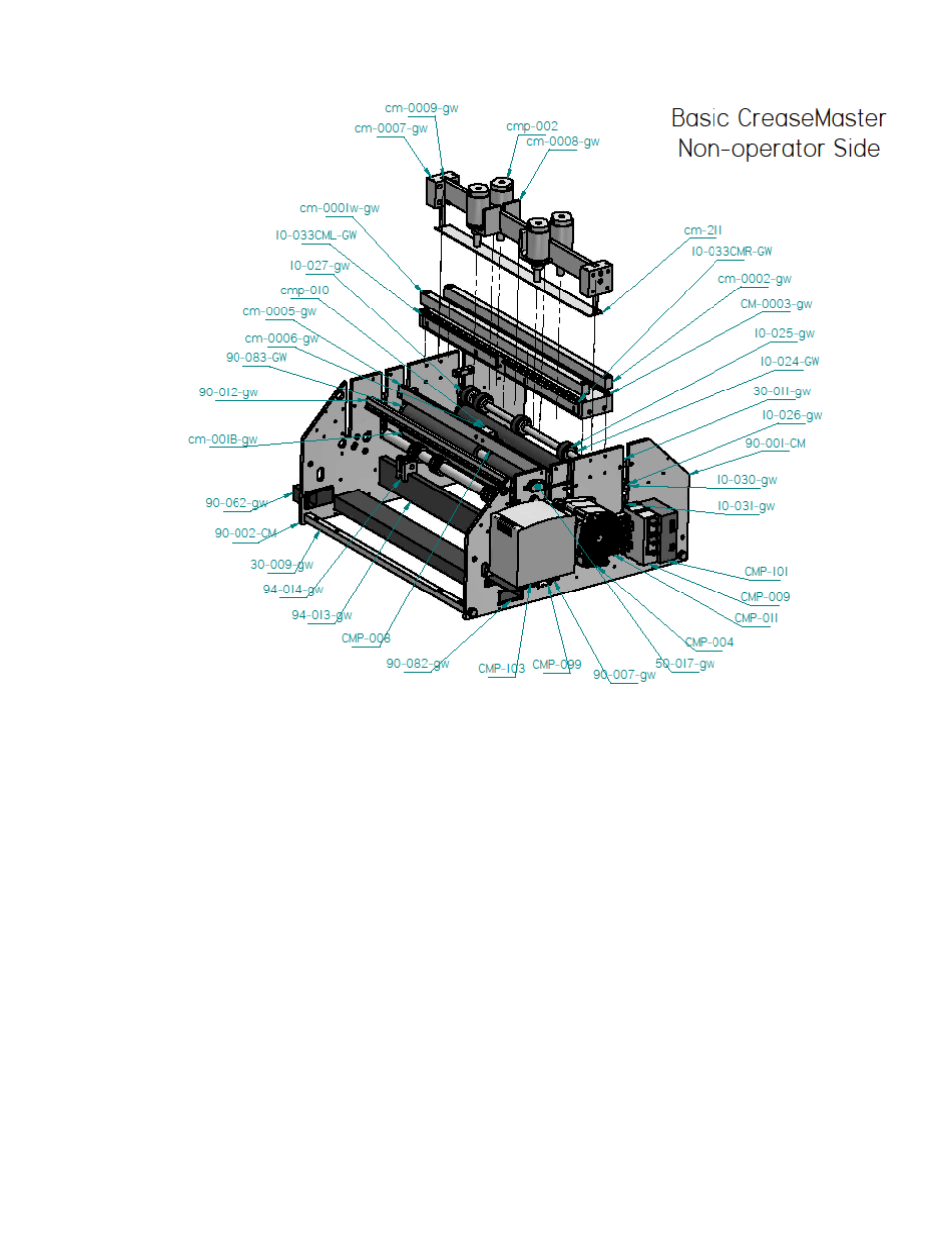 Cortech GW CREASEMASTER PLUS 4600 CREASING SYSTEM User Manual | Page 41 / 54