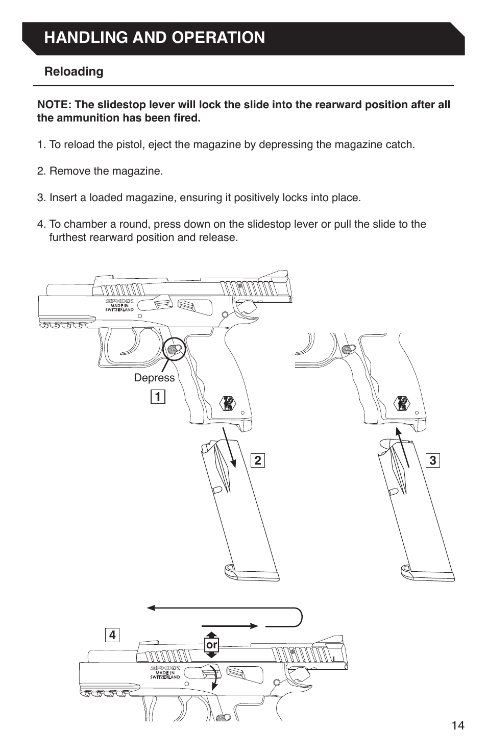 Handling and operation | Grainsystems STANDARD ALPHA 9MM DA-SA Manual User Manual | Page 15 / 28