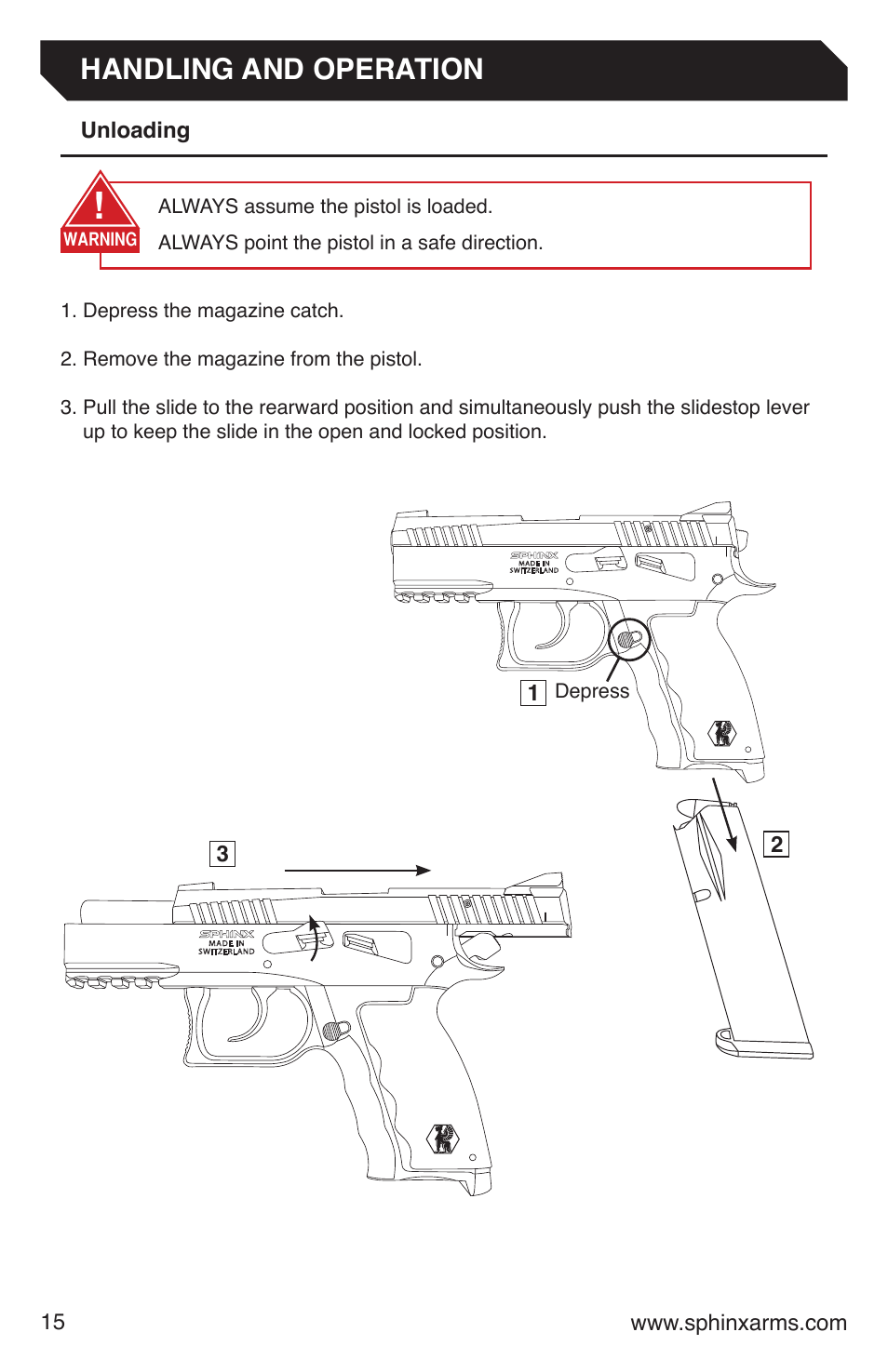 Handling and operation | Grainsystems STANDARD ALPHA 9MM DA-SA Manual User Manual | Page 16 / 28