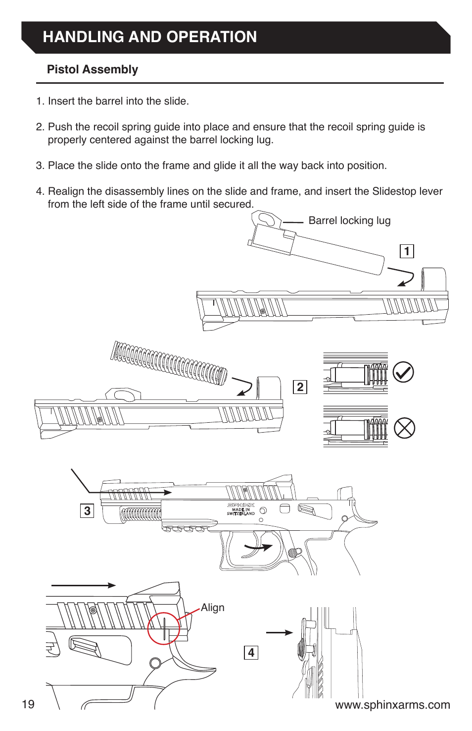 Handling and operation | Grainsystems STANDARD ALPHA 9MM DA-SA Manual User Manual | Page 20 / 28