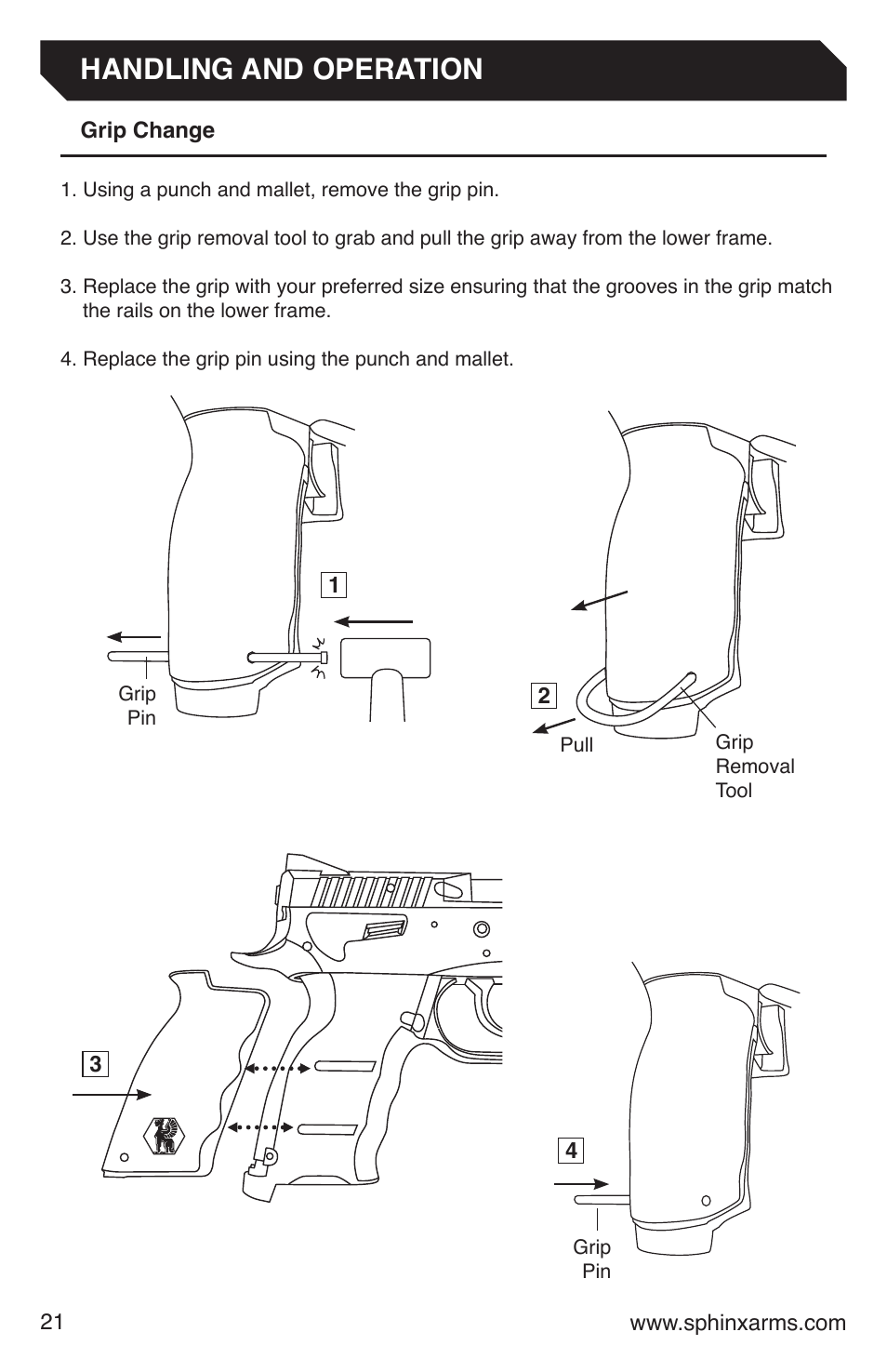 Handling and operation | Grainsystems STANDARD ALPHA 9MM DA-SA Manual User Manual | Page 22 / 28