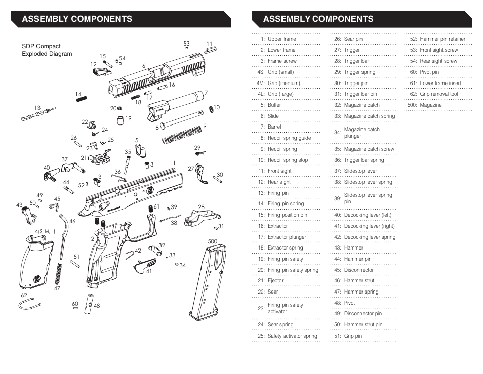 Grainsystems STANDARD ALPHA 9MM DA-SA Parts Diagram User Manual | 1 page
