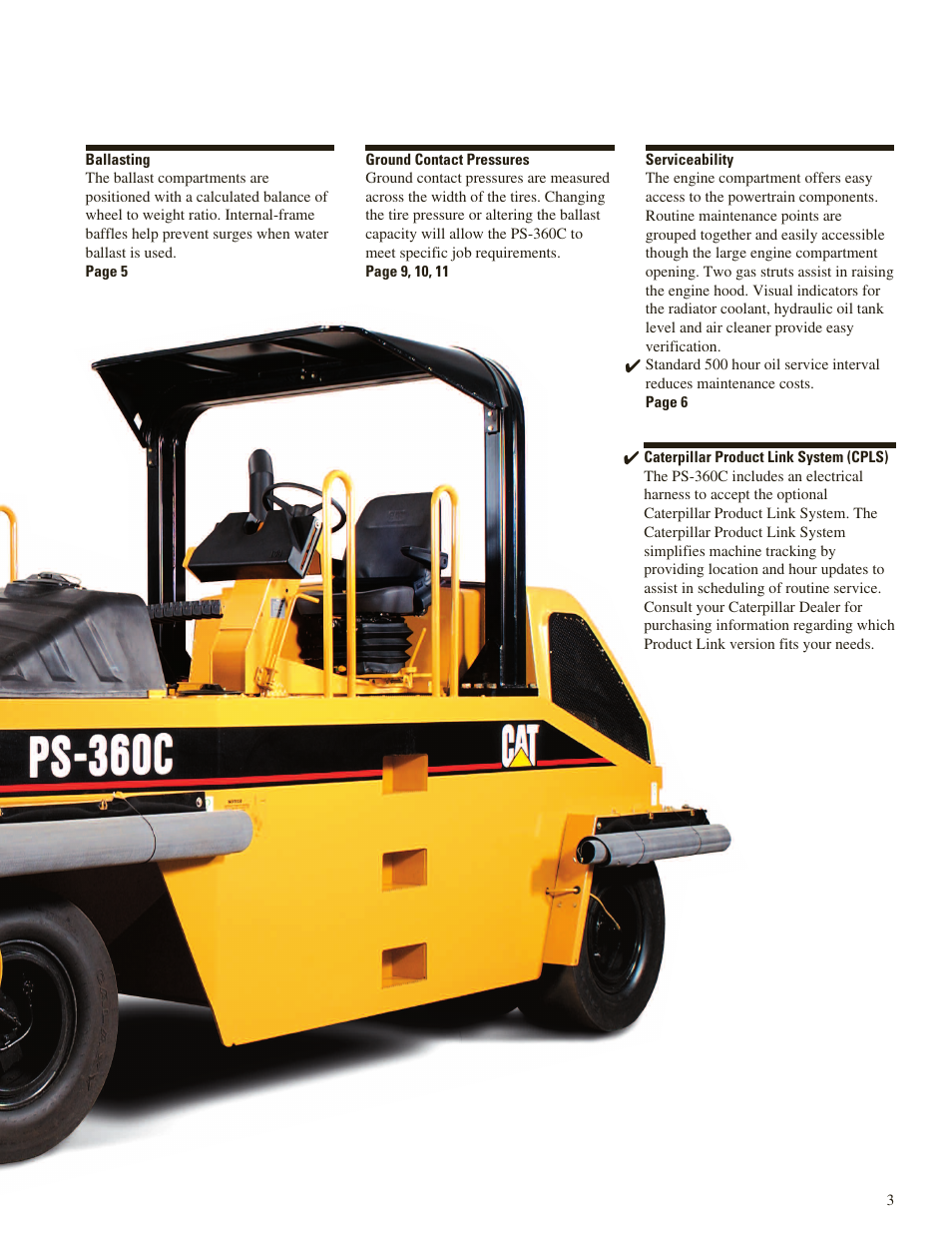 Features continued | Milton CAT PS360C User Manual | Page 3 / 12