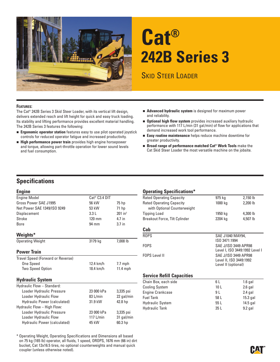 Milton CAT 242B Series 3 User Manual | 2 pages