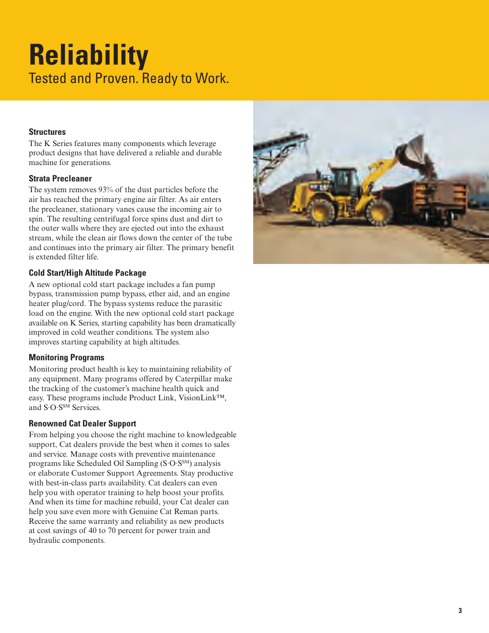 Reliability, Tested and proven. ready to work | Milton CAT 962K User Manual | Page 3 / 36