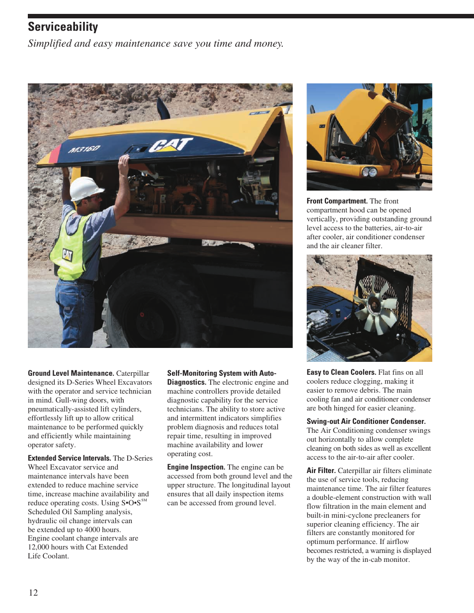 Serviceability | Milton CAT M316D User Manual | Page 12 / 36