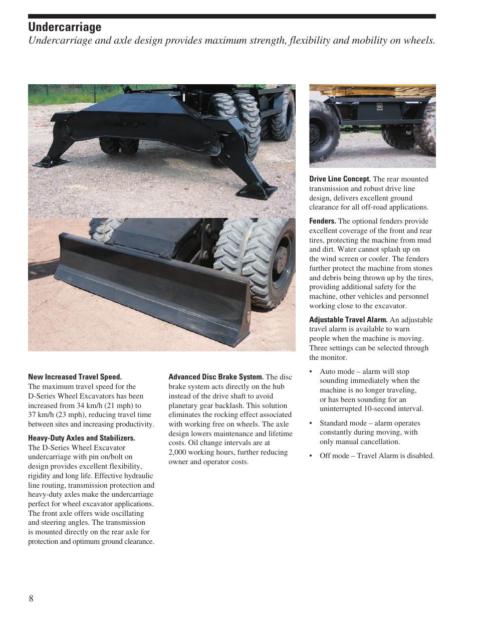 Undercarriage | Milton CAT M316D User Manual | Page 8 / 36