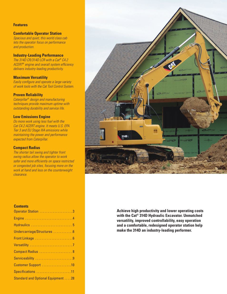 Milton CAT 314D LCR User Manual | Page 2 / 32