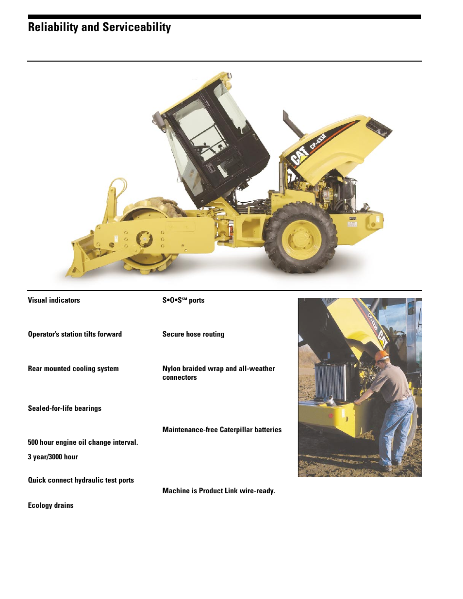 Reliability and serviceability | Milton CAT CS-423E User Manual | Page 10 / 16