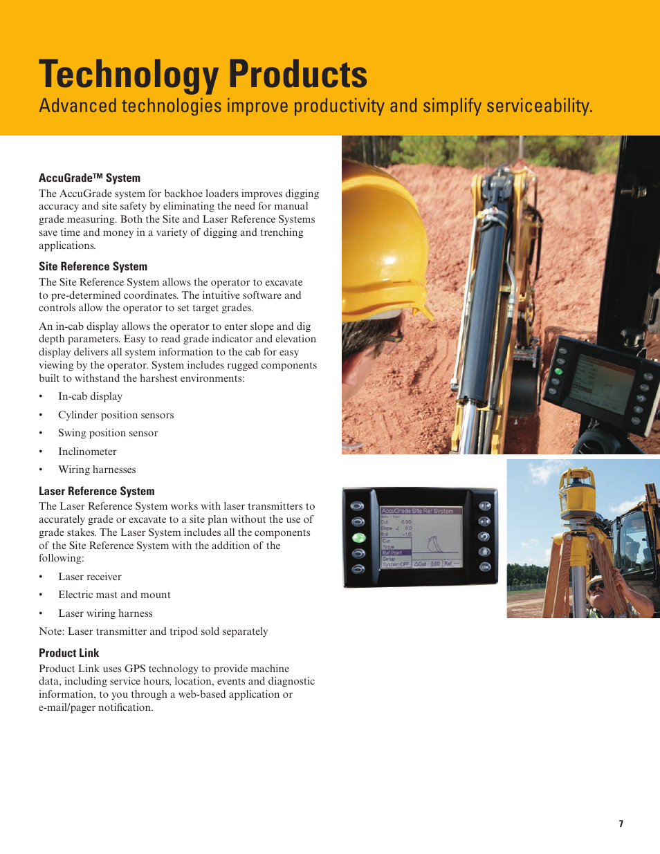 Technology products | Milton CAT 416E User Manual | Page 7 / 20