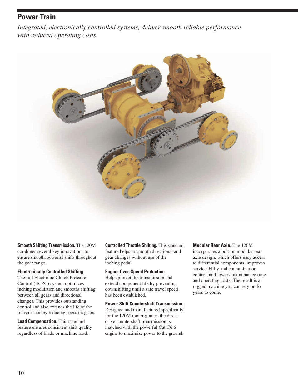 Power train | Milton CAT 120M User Manual | Page 10 / 28