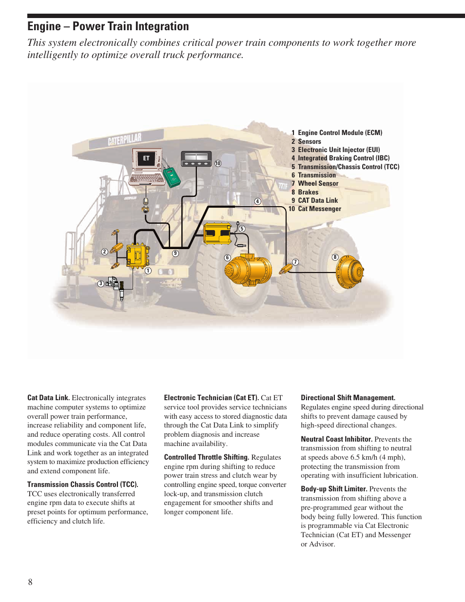 Engine – power train integration | Milton CAT 777F User Manual | Page 8 / 28
