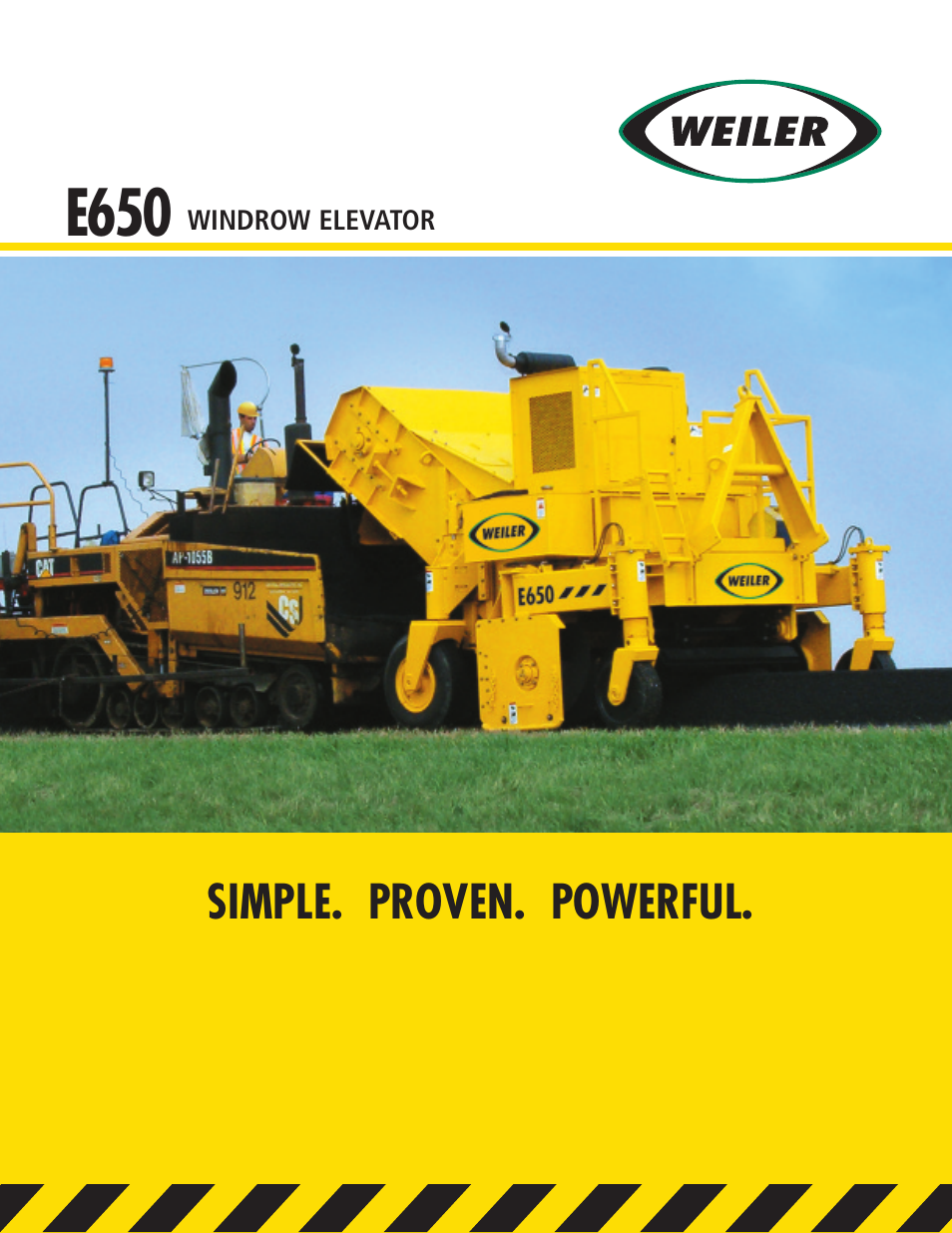 Milton CAT Weiler E650A User Manual | 4 pages