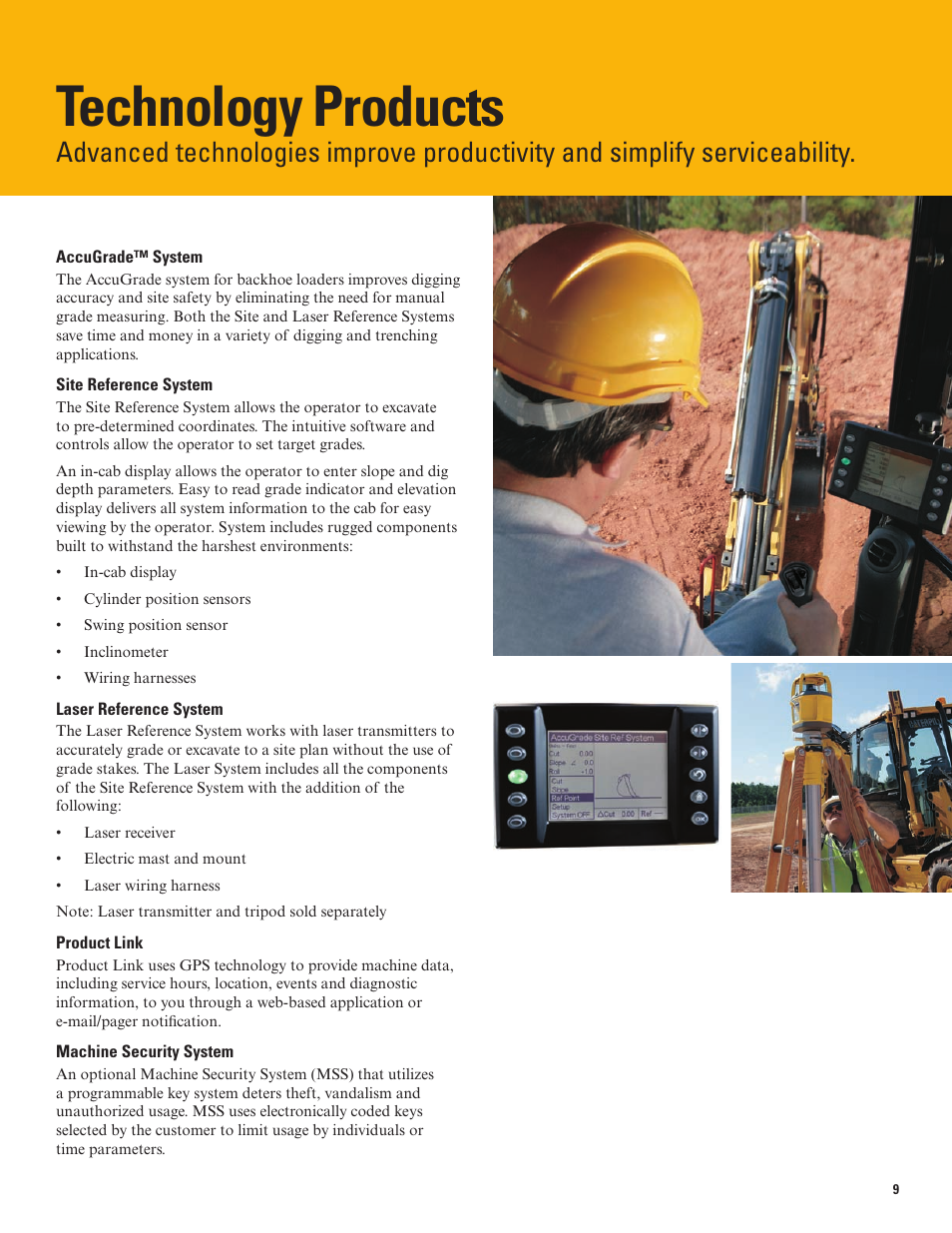 Technology products | Milton CAT 420E IT User Manual | Page 9 / 28