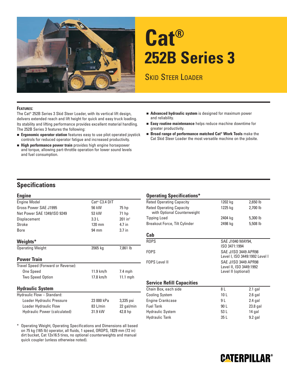 Milton CAT 252B Series 3 User Manual | 2 pages