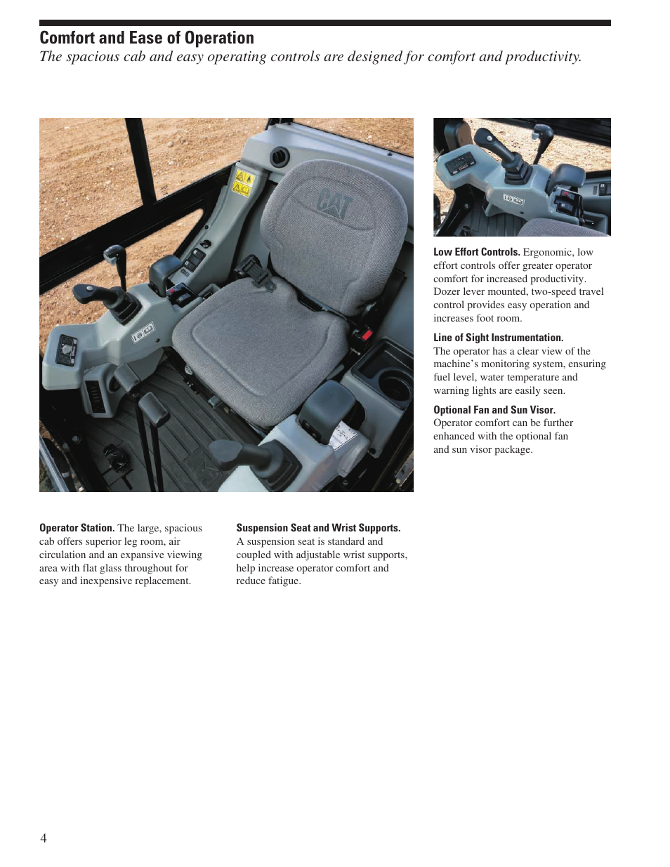 Comfort and ease of operation | Milton CAT 301.8C User Manual | Page 4 / 12