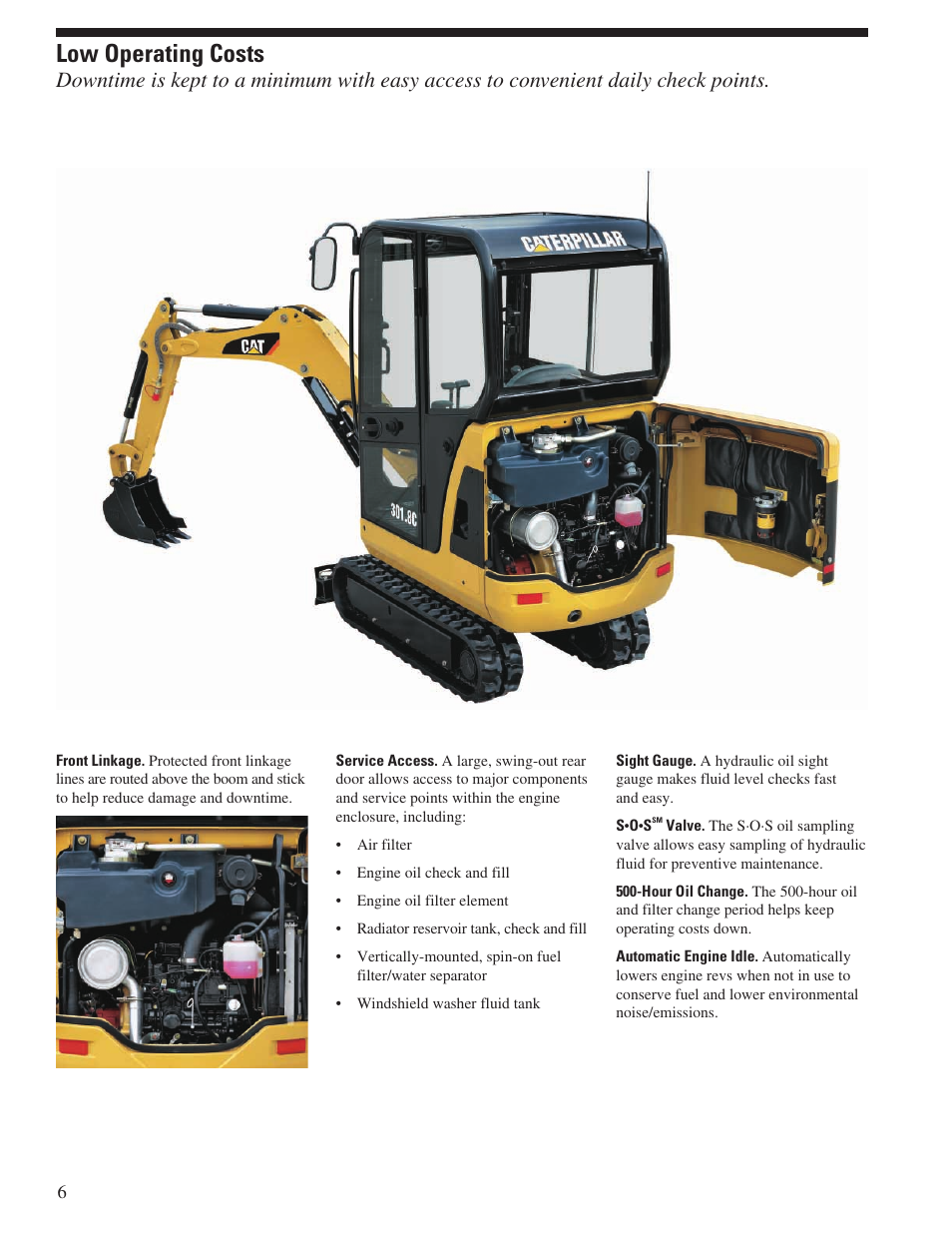 Low operating costs | Milton CAT 301.8C User Manual | Page 6 / 12