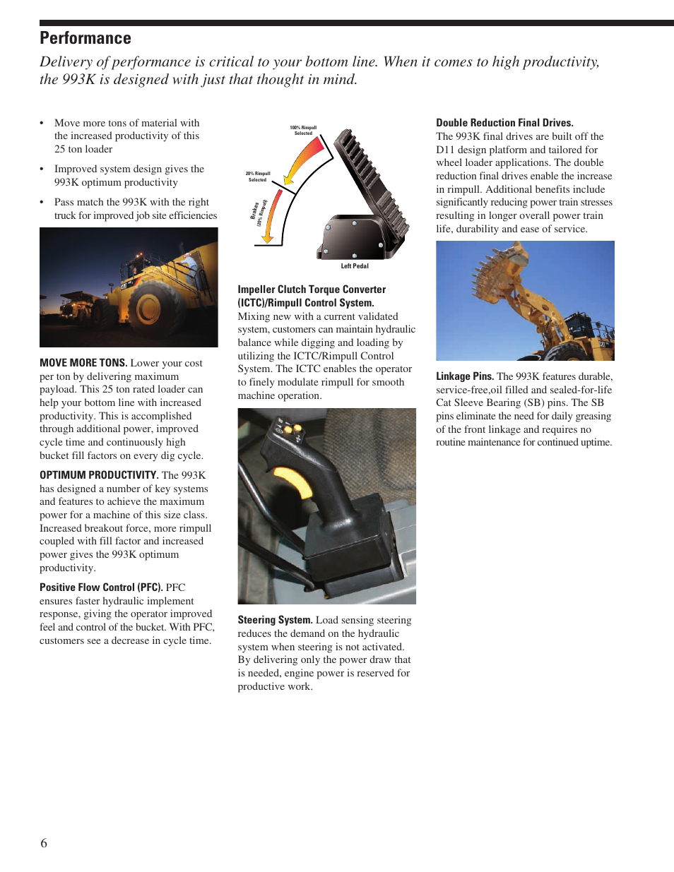 Performance | Milton CAT 993K User Manual | Page 6 / 32