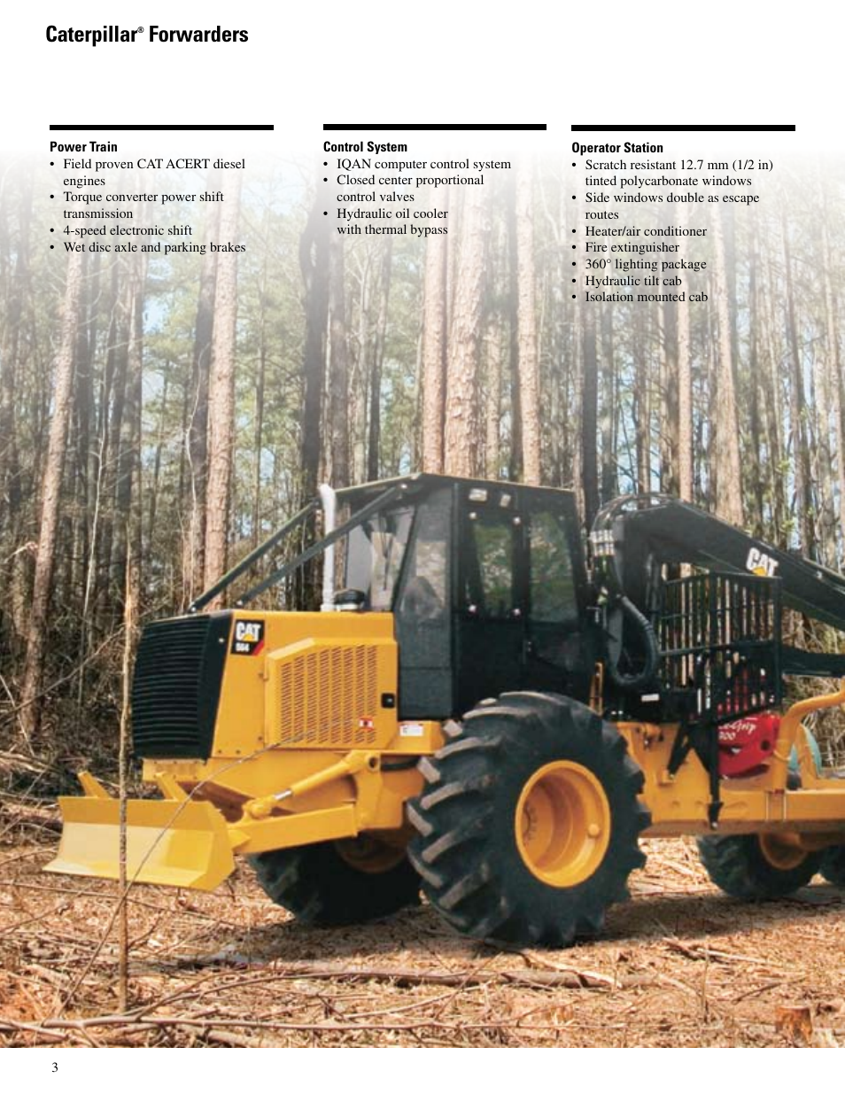 Caterpillar, Forwarders | Milton CAT 574 User Manual | Page 2 / 4