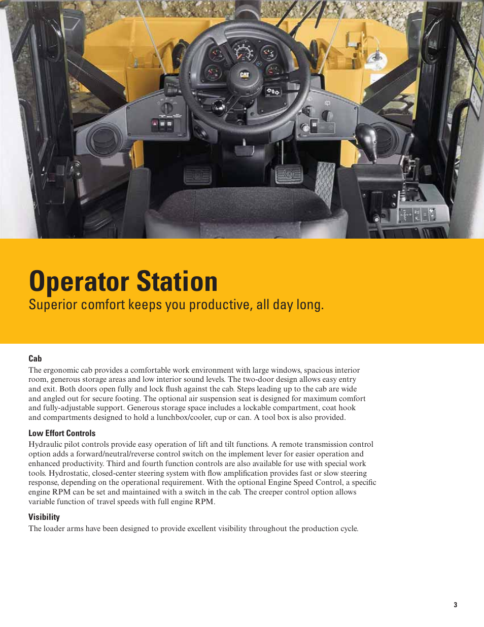 Operator station | Milton CAT 914G2_IT14G2 User Manual | Page 3 / 20