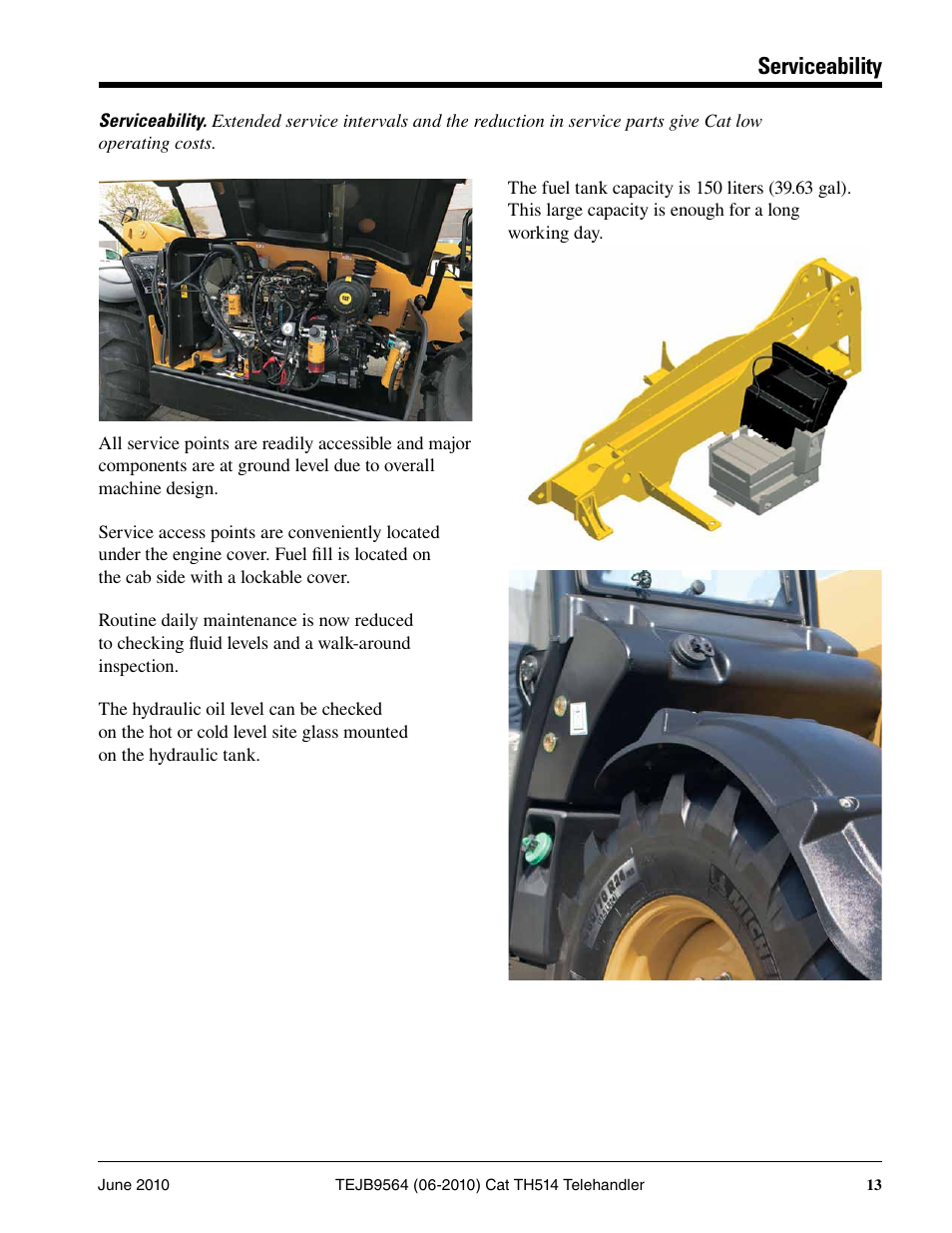 Serviceability | Milton CAT TH514 User Manual | Page 13 / 16