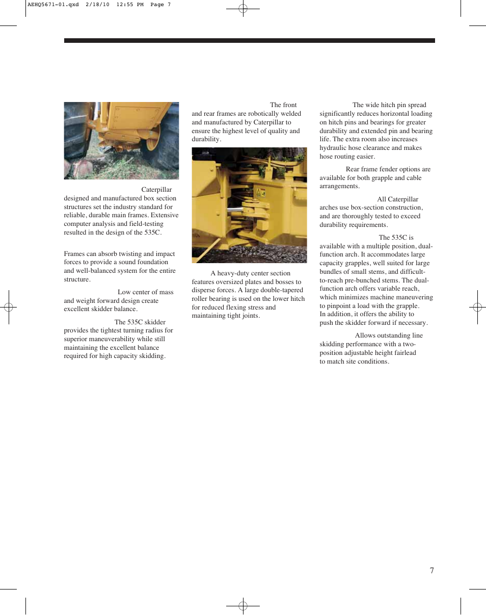Structures | Milton CAT 535C User Manual | Page 7 / 20
