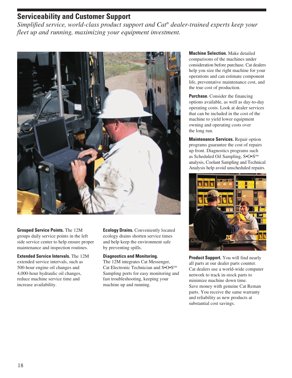 Serviceability and customer support | Milton CAT 12M User Manual | Page 18 / 28