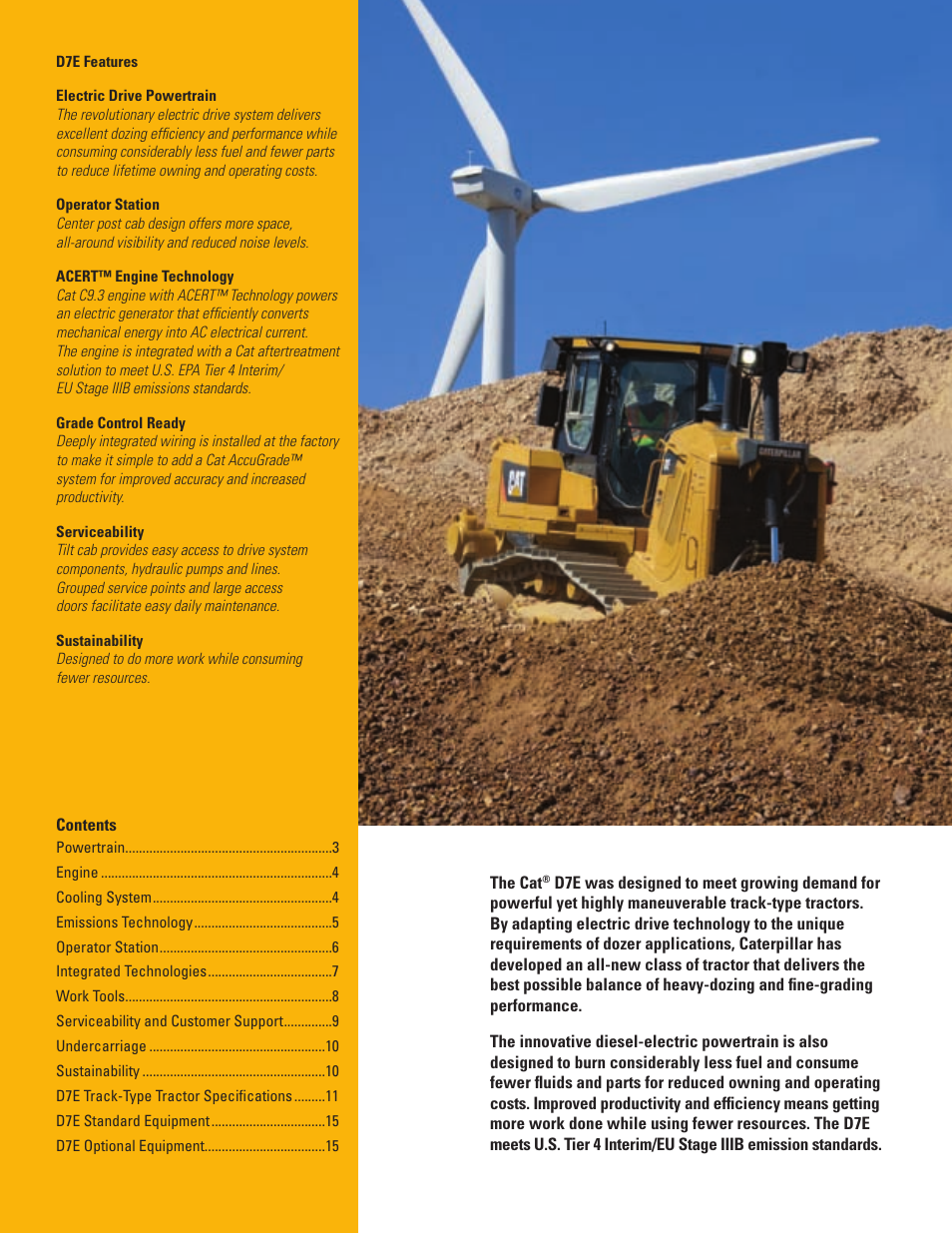 Milton CAT D7E Tier 4 Interim-Stage IIIB User Manual | Page 2 / 16