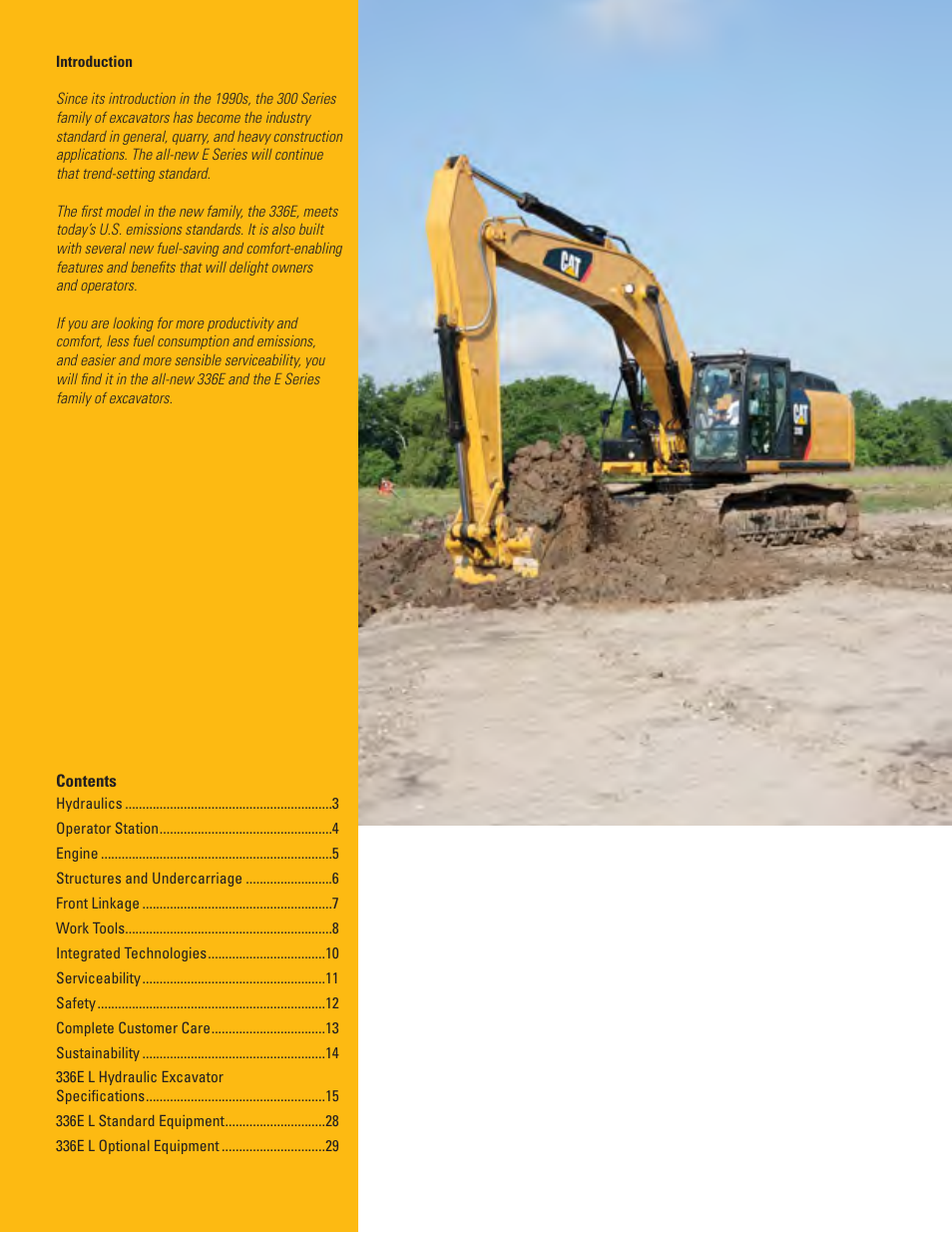 Milton CAT 336E L User Manual | Page 2 / 32