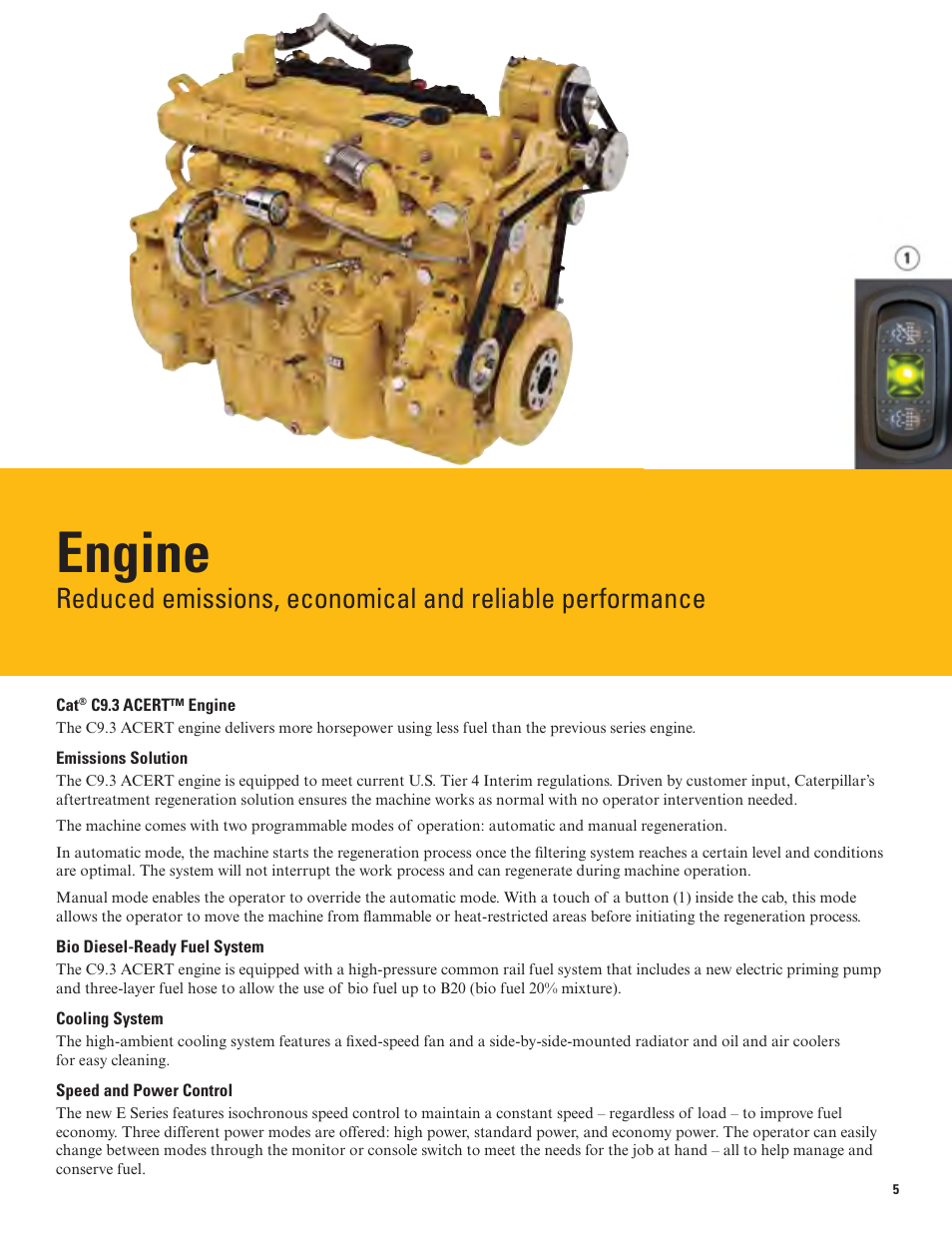 Engine | Milton CAT 336E L User Manual | Page 5 / 32