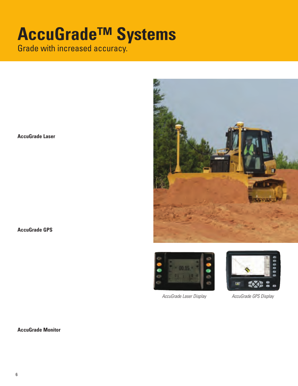 Accugrade™ systems, Grade with increased accuracy | Milton CAT D4K User Manual | Page 6 / 16