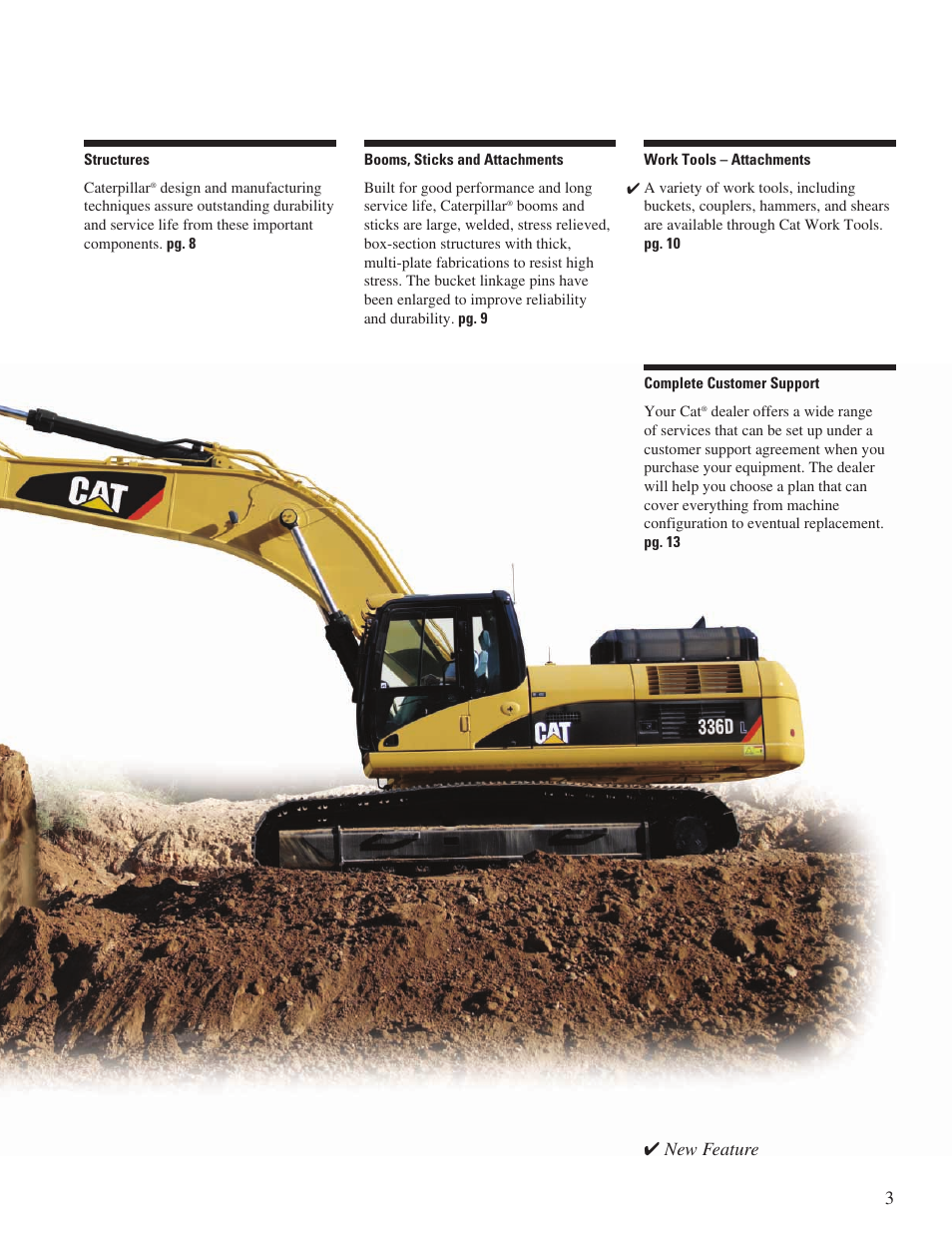 New feature 3 | Milton CAT 336D L User Manual | Page 3 / 28