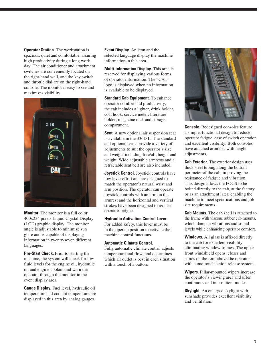Milton CAT 336D L User Manual | Page 7 / 28
