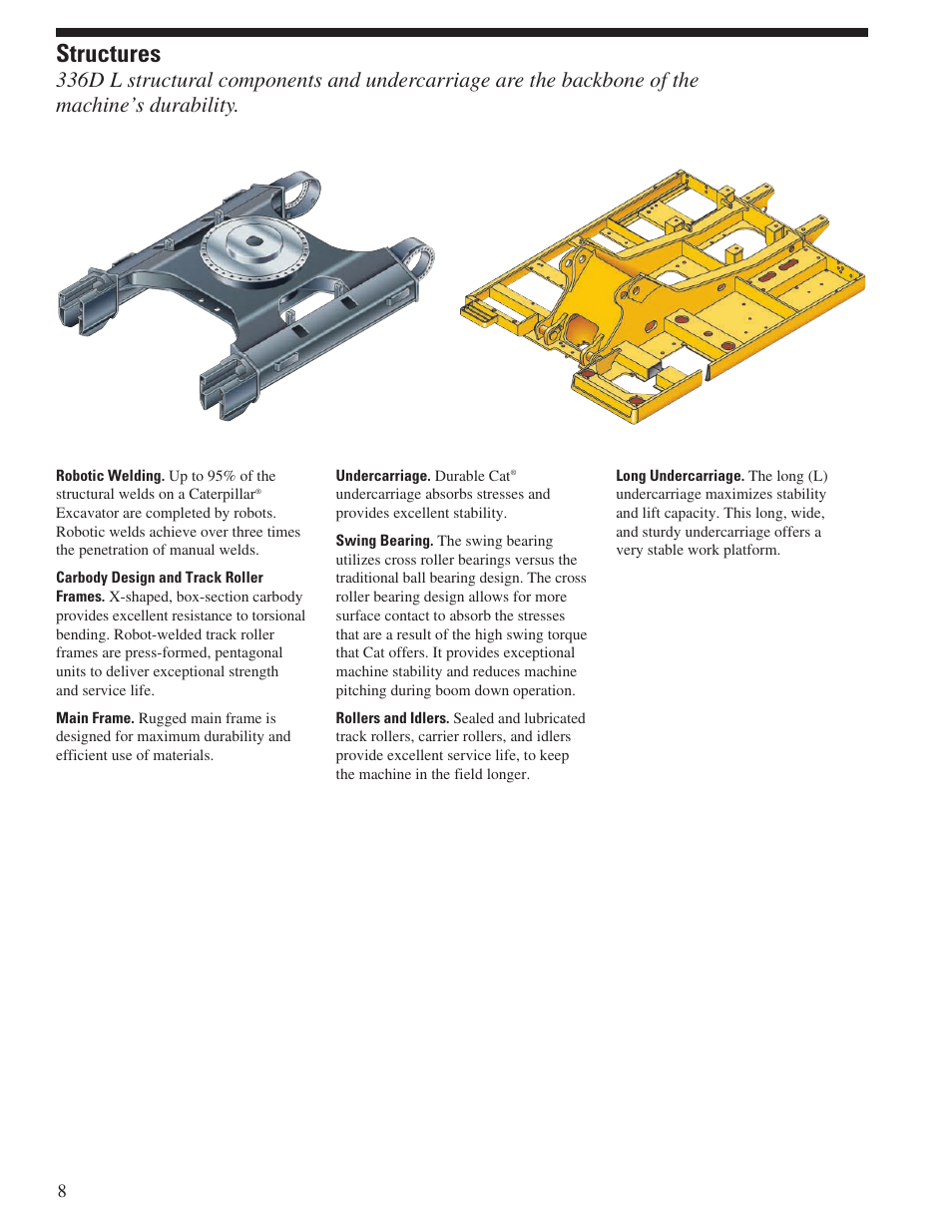 Structures | Milton CAT 336D L User Manual | Page 8 / 28