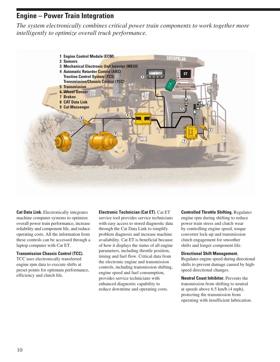 Engine – power train integration | Milton CAT 772 User Manual | Page 10 / 32