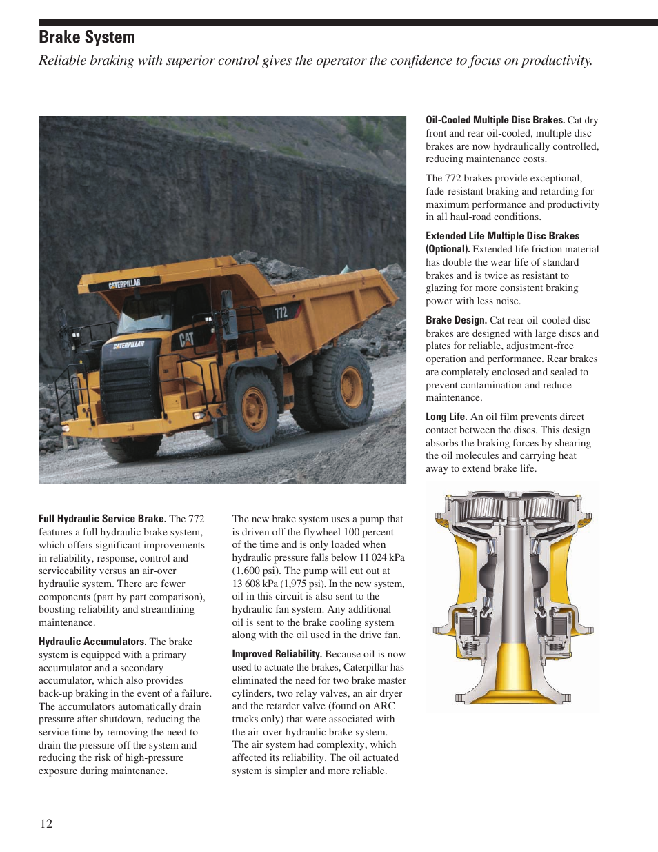 Brake system | Milton CAT 772 User Manual | Page 12 / 32