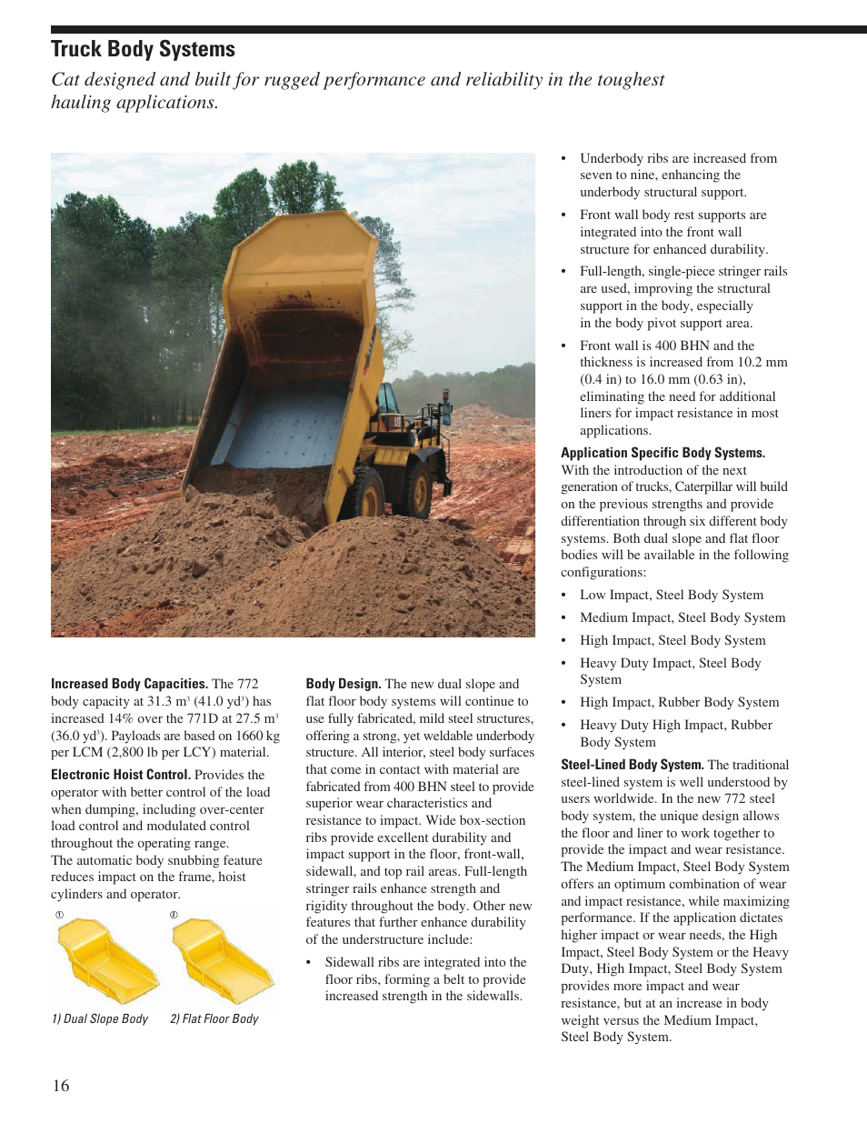 Truck body systems | Milton CAT 772 User Manual | Page 16 / 32